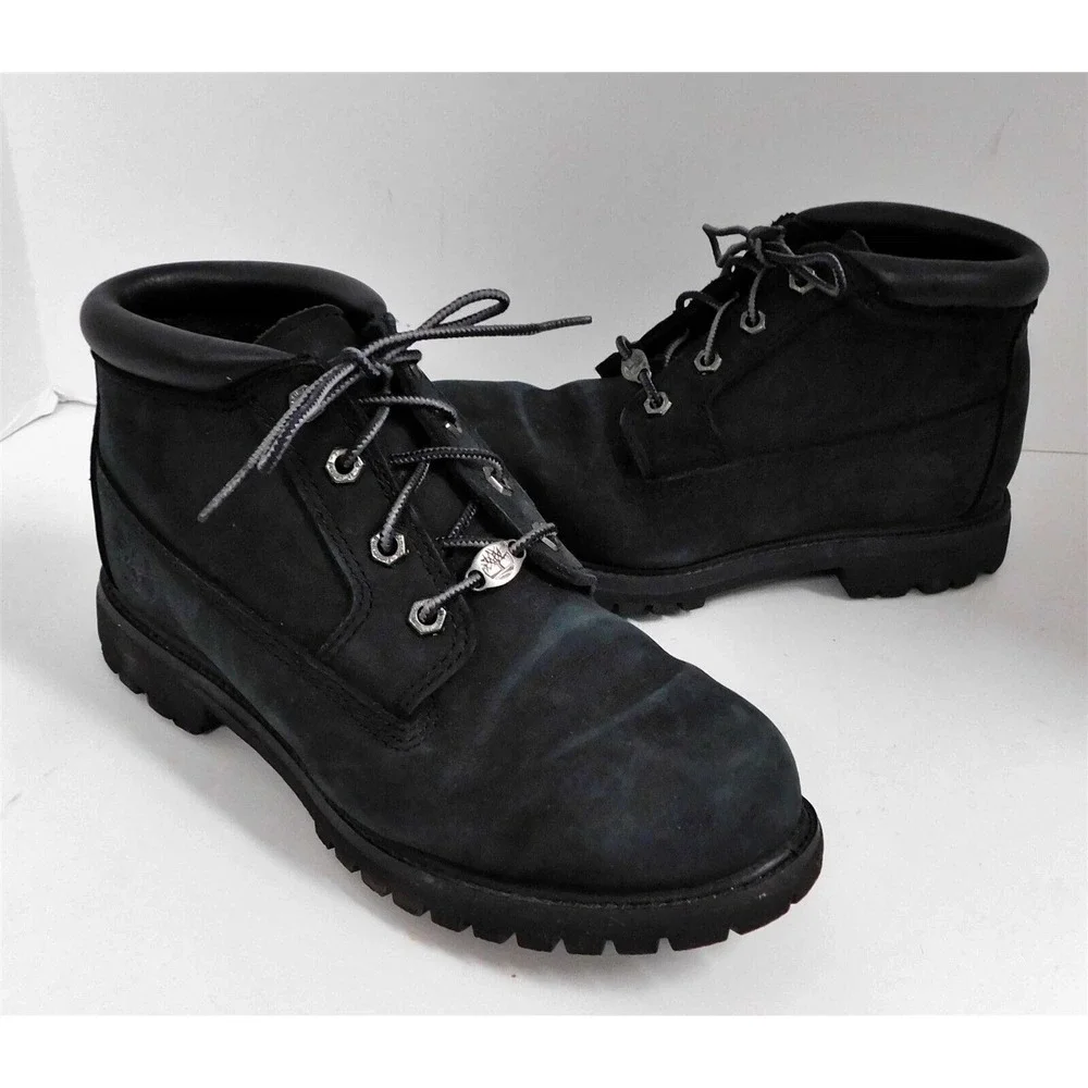 Timberland Nellie Black Nubuck Leather Waterproof Hiking Women's Boots 8.5 M‎